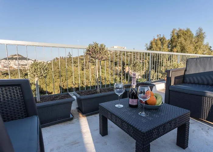 Iris Acropolis Terrace View